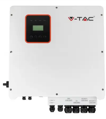 Гібридний трифазний сонячний інвертор V-TAC, 8 кВт (арт. 11375)